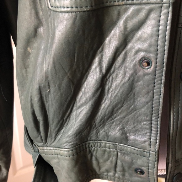 Leather Bomber Jacket - Picture 11 of 11